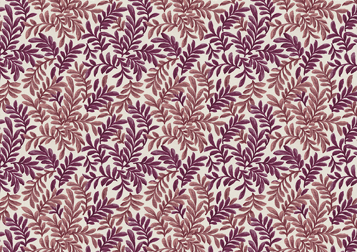 Leaf Vine, Claret - Made to Measure Curtains - Image 9